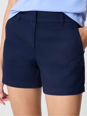 J. Crew Navy Cotton Chino Shorts